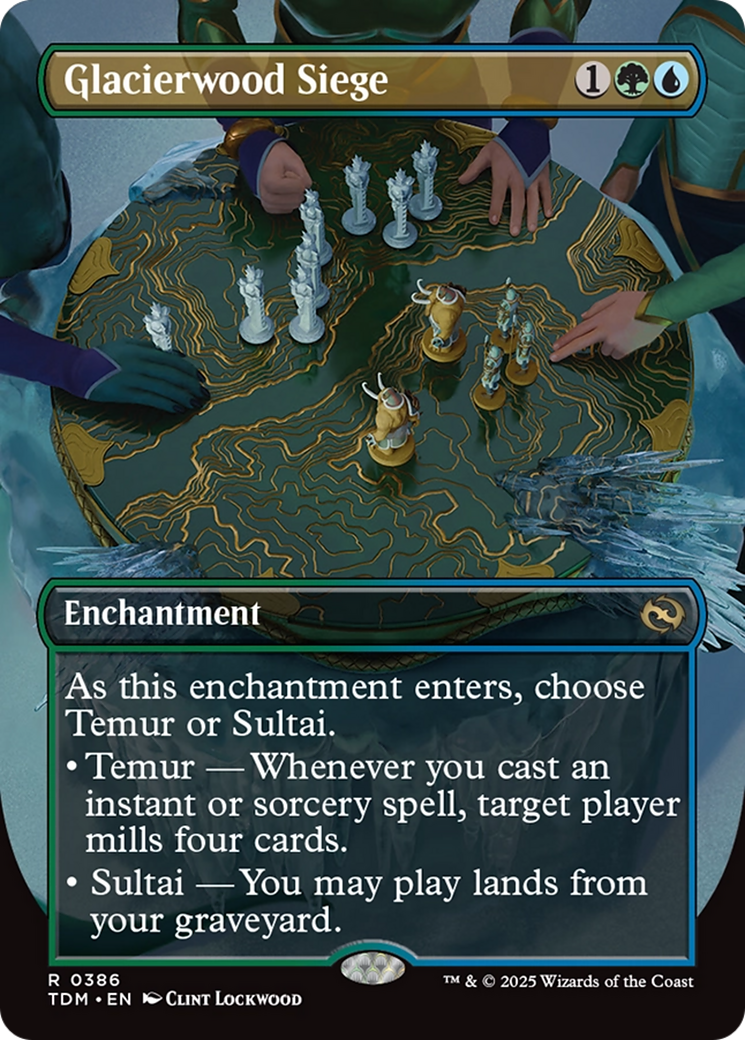 Glacierwood Siege (Borderless) [Tarkir: Dragonstorm] | Boutique FDB TCG