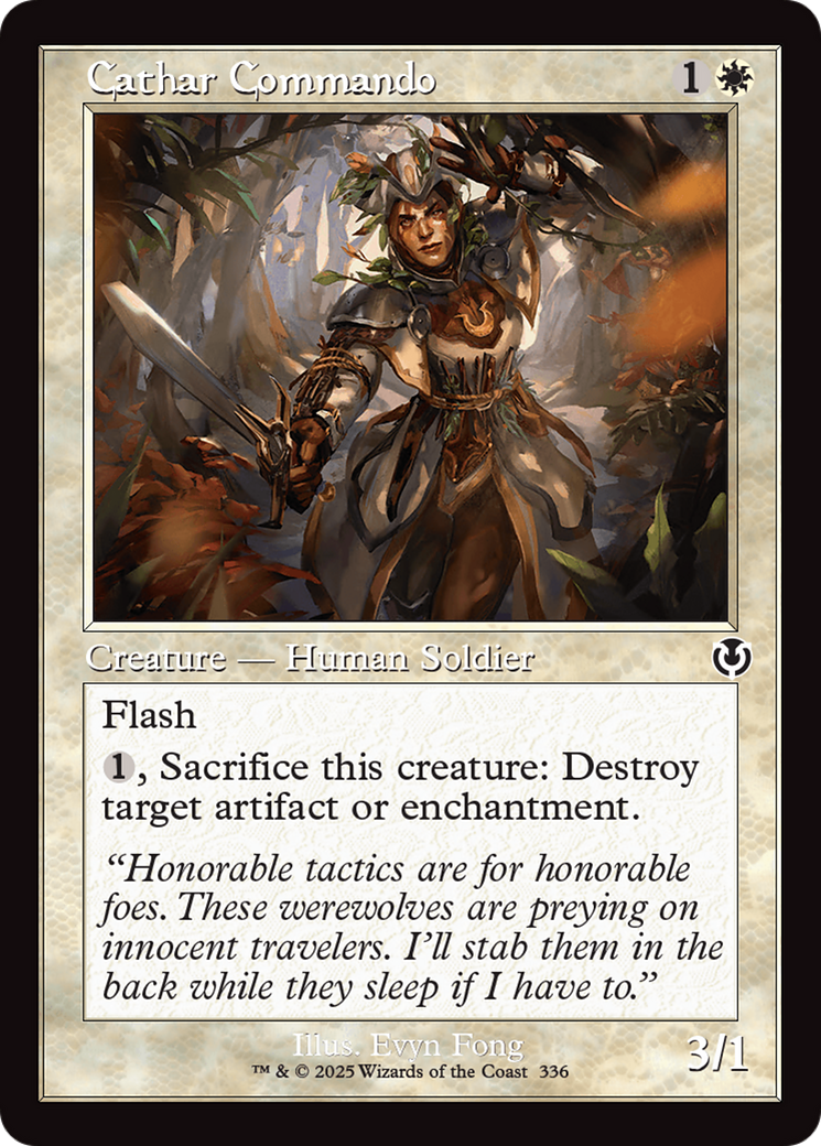 Cathar Commando (Retro Frame) [Innistrad Remastered] | Boutique FDB TCG