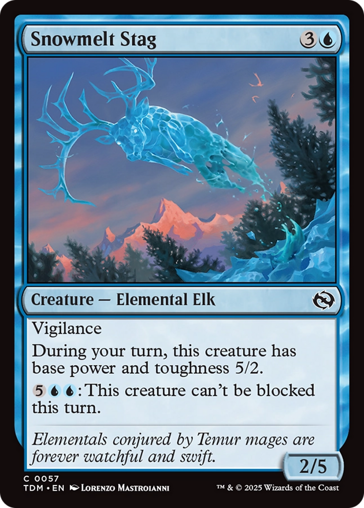 Snowmelt Stag [Tarkir: Dragonstorm] | Boutique FDB TCG
