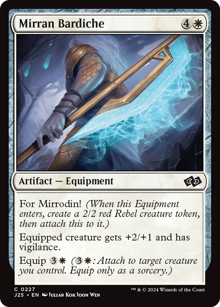 Mirran Bardiche [Foundations Jumpstart] | Boutique FDB TCG