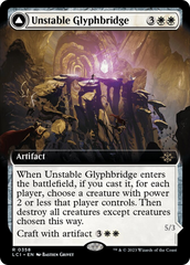 Unstable Glyphbridge // Sandswirl Wanderglyph (Extended Art) [The Lost Caverns of Ixalan] | Boutique FDB TCG