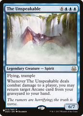 The Unspeakable [The List] | Boutique FDB TCG