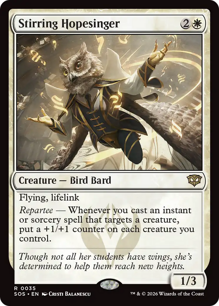 Stirring Hopesinger [Secrets of Strixhaven] | Boutique FDB TCG