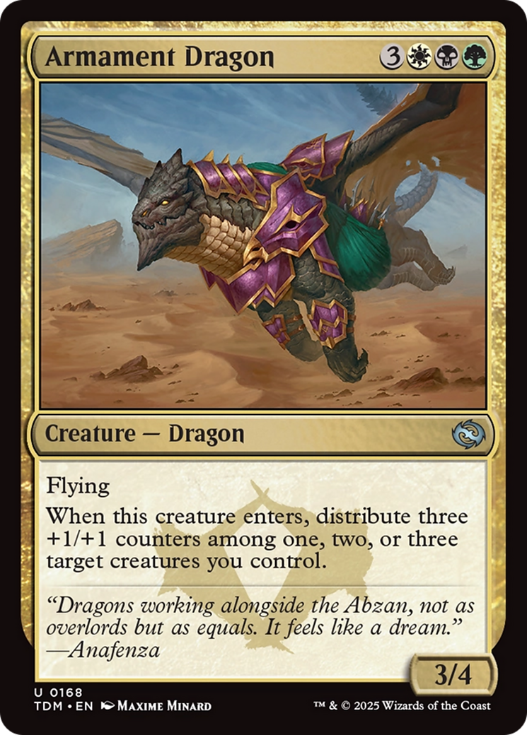 Armament Dragon [Tarkir: Dragonstorm] | Boutique FDB TCG
