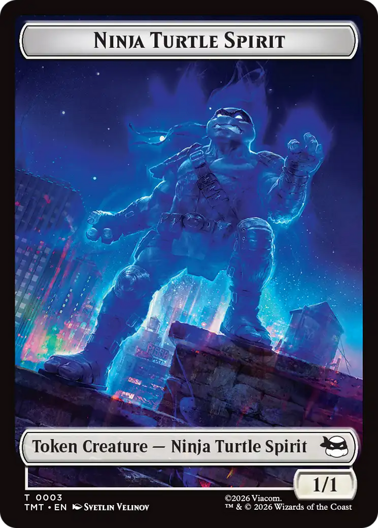 Ninja Turtle Spirit // Food Double-Sided Token [Teenage Mutant Ninja Turtles Tokens] | Boutique FDB TCG