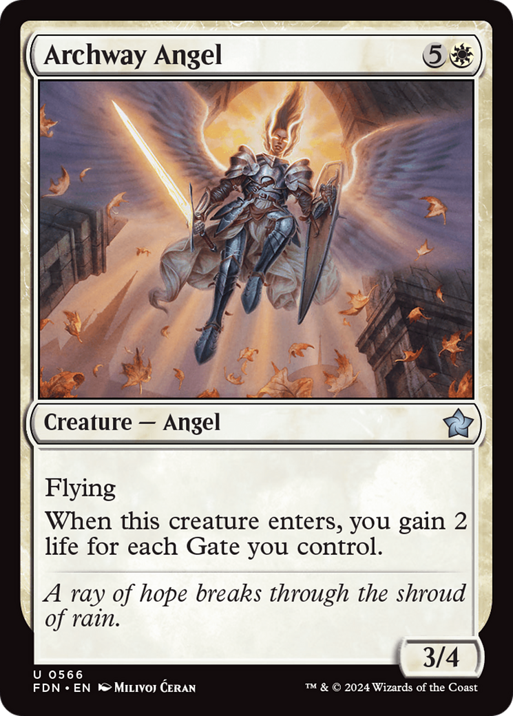 Archway Angel [Foundations] | Boutique FDB TCG