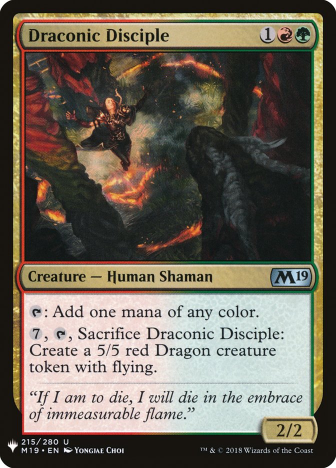 Draconic Disciple [Mystery Booster] | Boutique FDB TCG