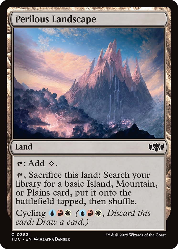 Perilous Landscape [Tarkir: Dragonstorm Commander] | Boutique FDB TCG