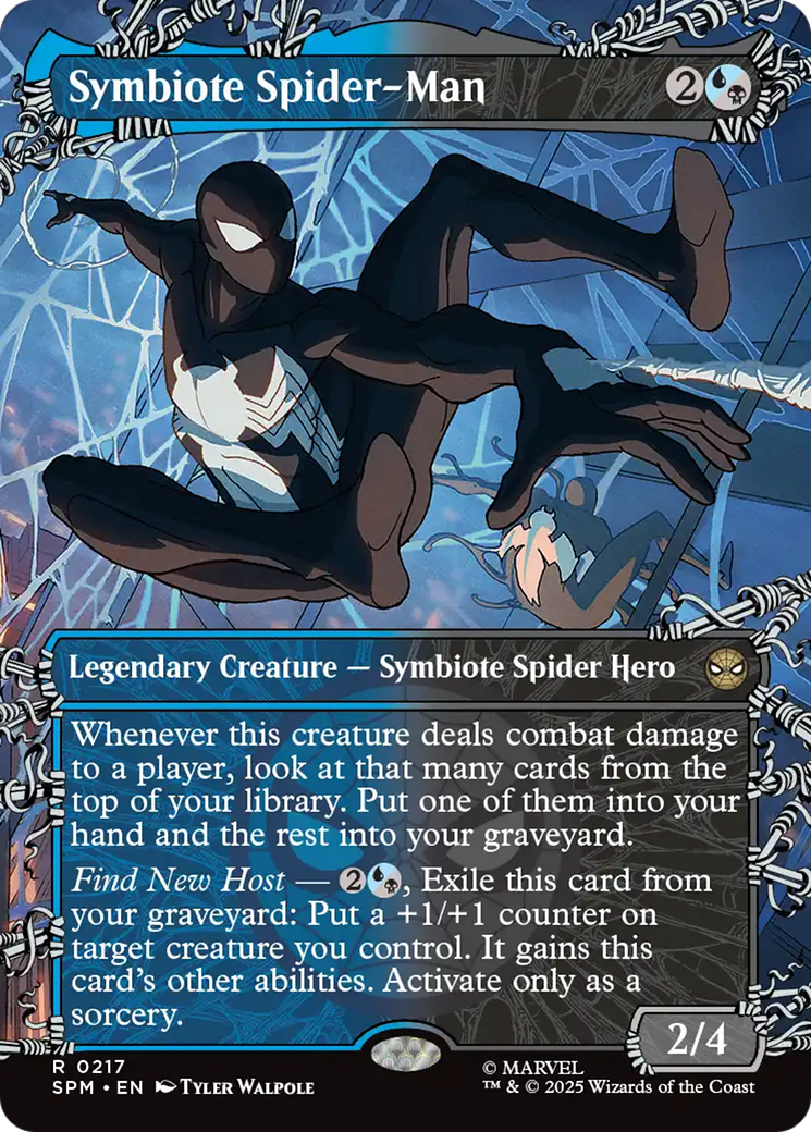 Symbiote Spider-Man (Borderless) [Marvel's Spider-Man] | Boutique FDB TCG