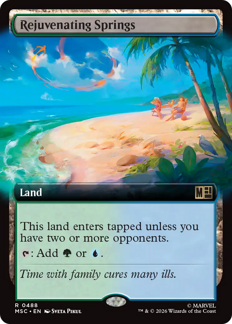 Rejuvenating Springs (Extended Art) [Marvel Super Heroes Commander] | Boutique FDB TCG