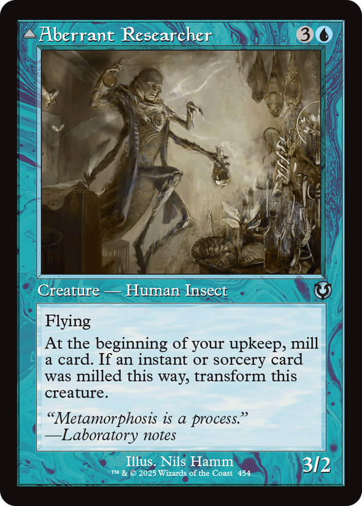 Aberrant Researcher // Perfected Form (Retro Frame) [Innistrad Remastered] | Boutique FDB TCG