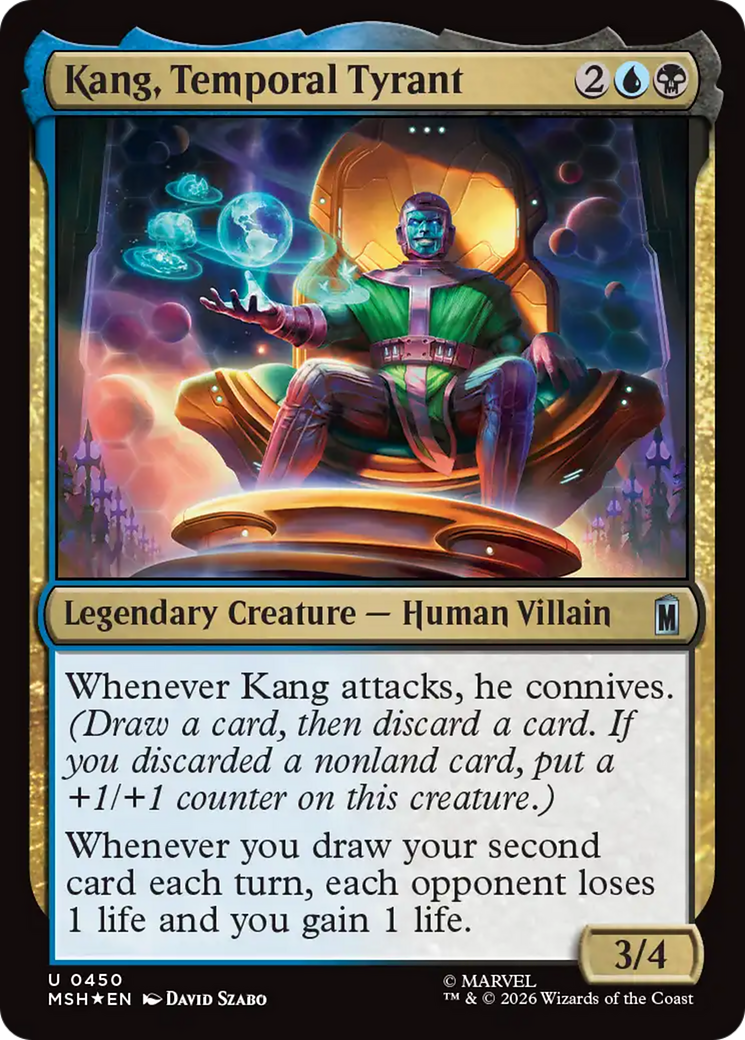 Kang, Temporal Tyrant (Surge Foil) [Marvel Super Heroes] | Boutique FDB TCG