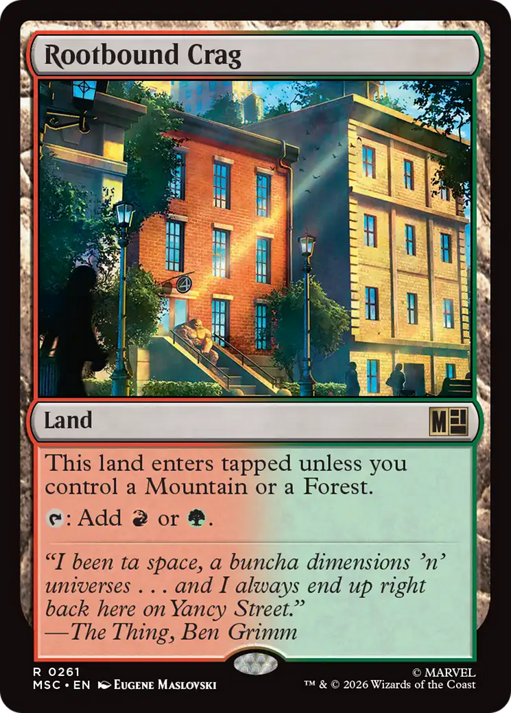 Rootbound Crag [Marvel Super Heroes Commander] | Boutique FDB TCG