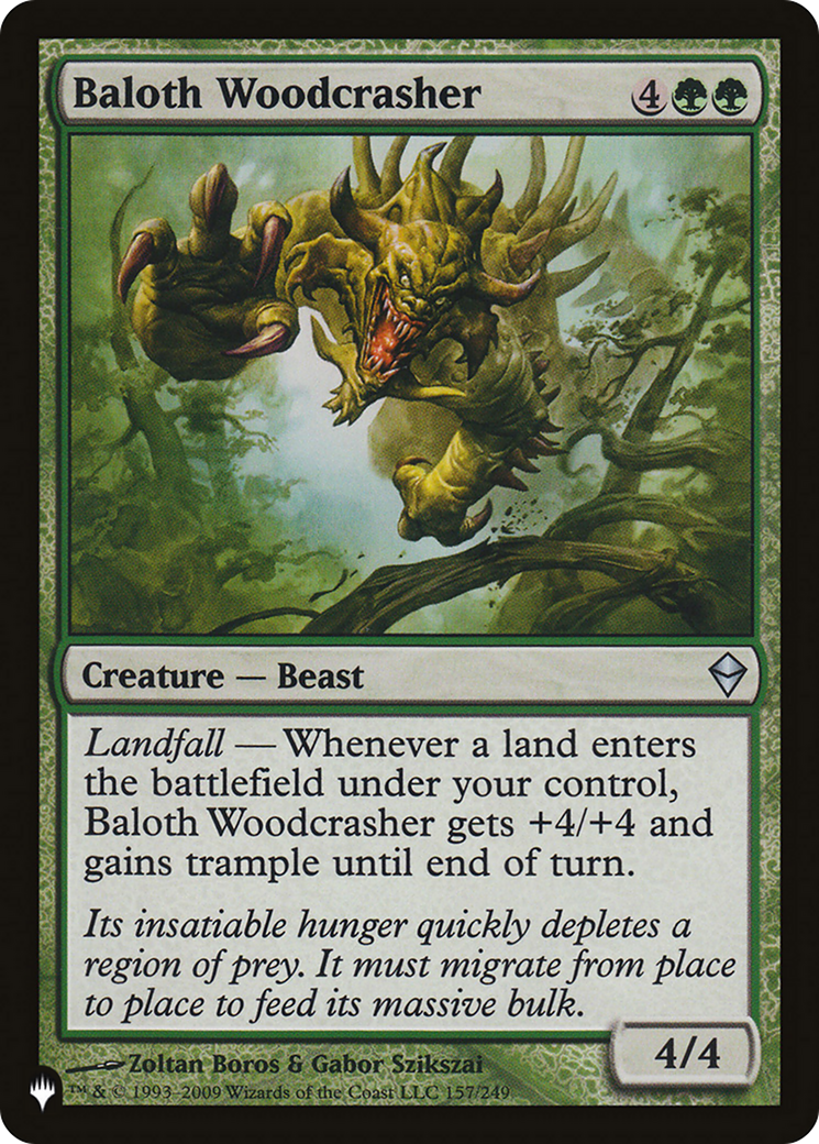 Baloth Woodcrasher [The List Reprints] | Boutique FDB TCG