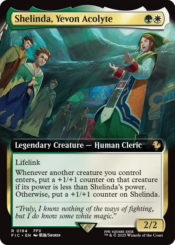 Shelinda, Yevon Acolyte (Extended Art) [FINAL FANTASY Commander] | Boutique FDB TCG