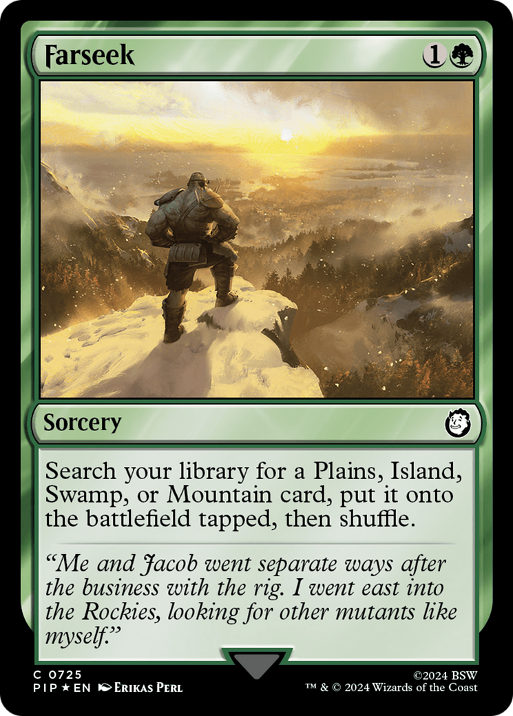 Farseek (Surge Foil) [Fallout] | Boutique FDB TCG
