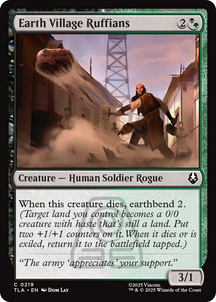Earth Village Ruffians [Avatar: The Last Airbender] | Boutique FDB TCG