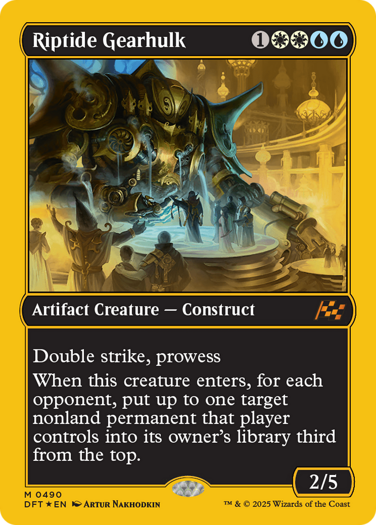 Riptide Gearhulk (First-Place Foil) [Aetherdrift] | Boutique FDB TCG