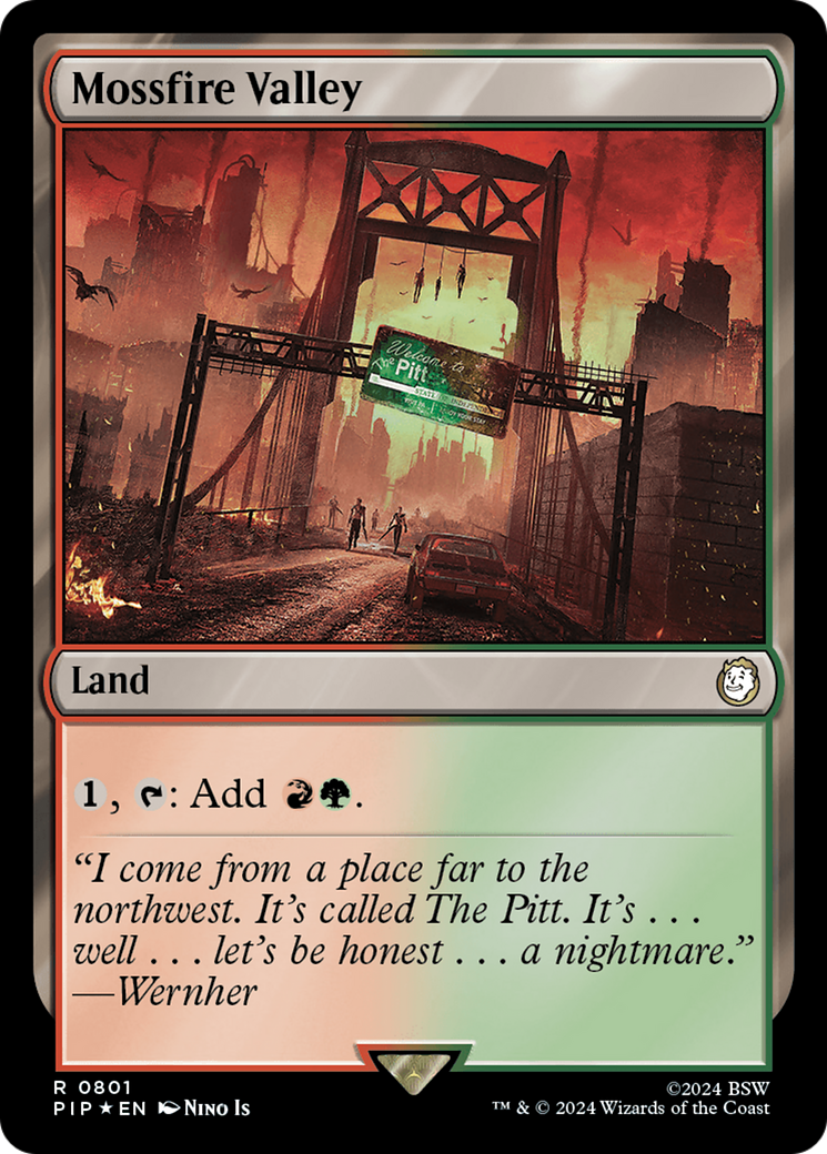 Mossfire Valley (Surge Foil) [Fallout] | Boutique FDB TCG