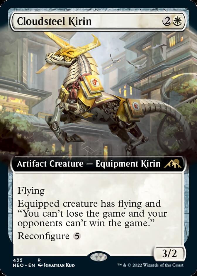 Cloudsteel Kirin (Extended Art) [Kamigawa: Neon Dynasty] | Boutique FDB TCG