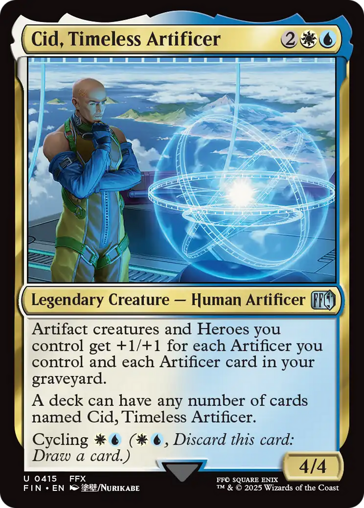 Cid, Timeless Artificer (0415) [FINAL FANTASY] | Boutique FDB TCG