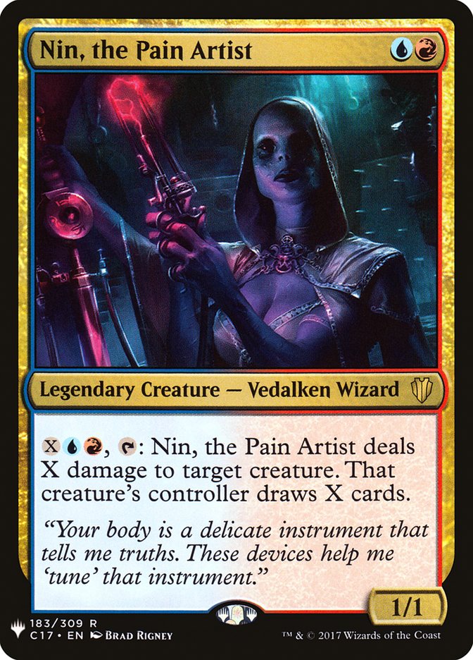 Nin, the Pain Artist [The List] | Boutique FDB TCG