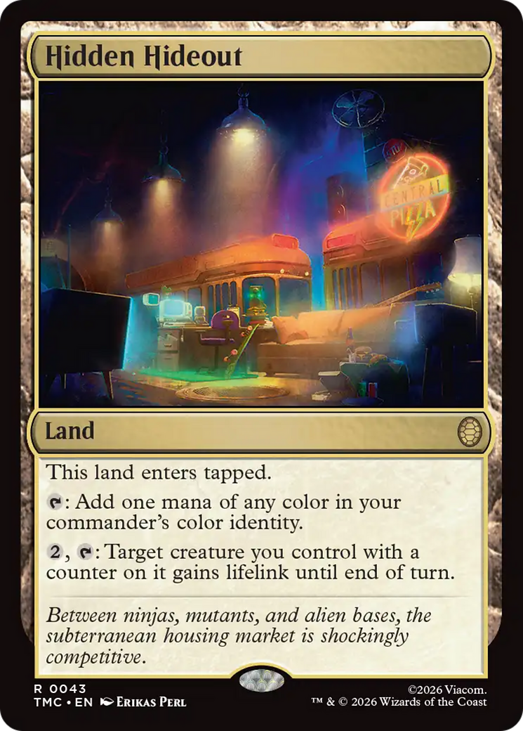 Hidden Hideout [Teenage Mutant Ninja Turtles Commander] | Boutique FDB TCG