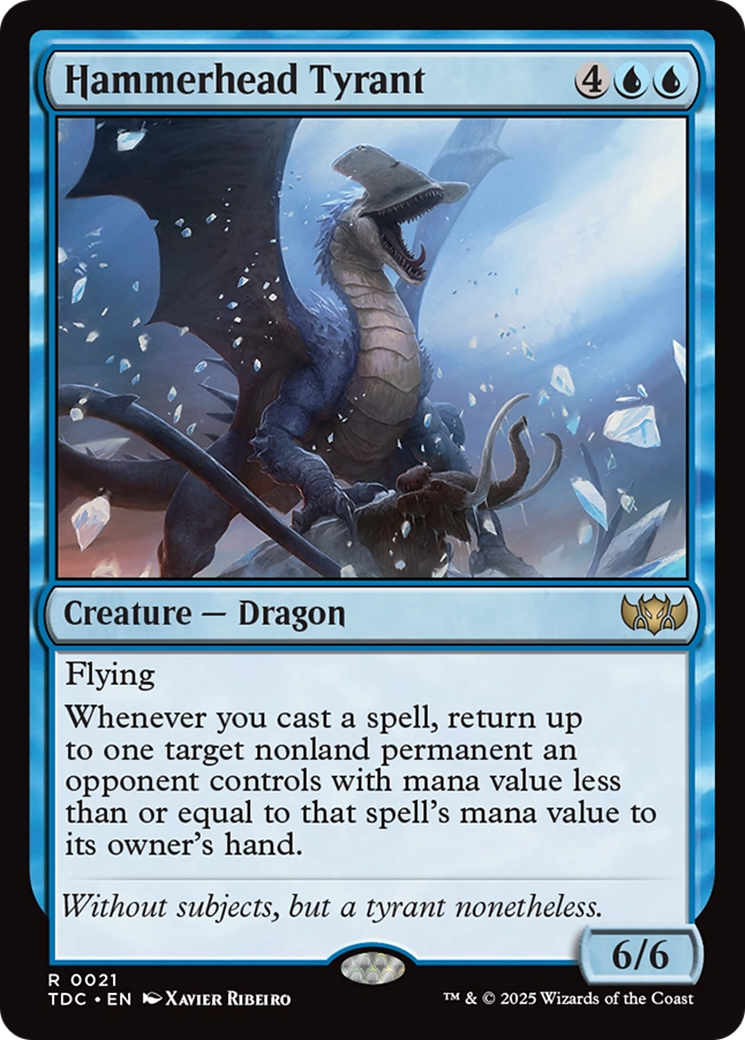 Hammerhead Tyrant [Tarkir: Dragonstorm Commander] | Boutique FDB TCG