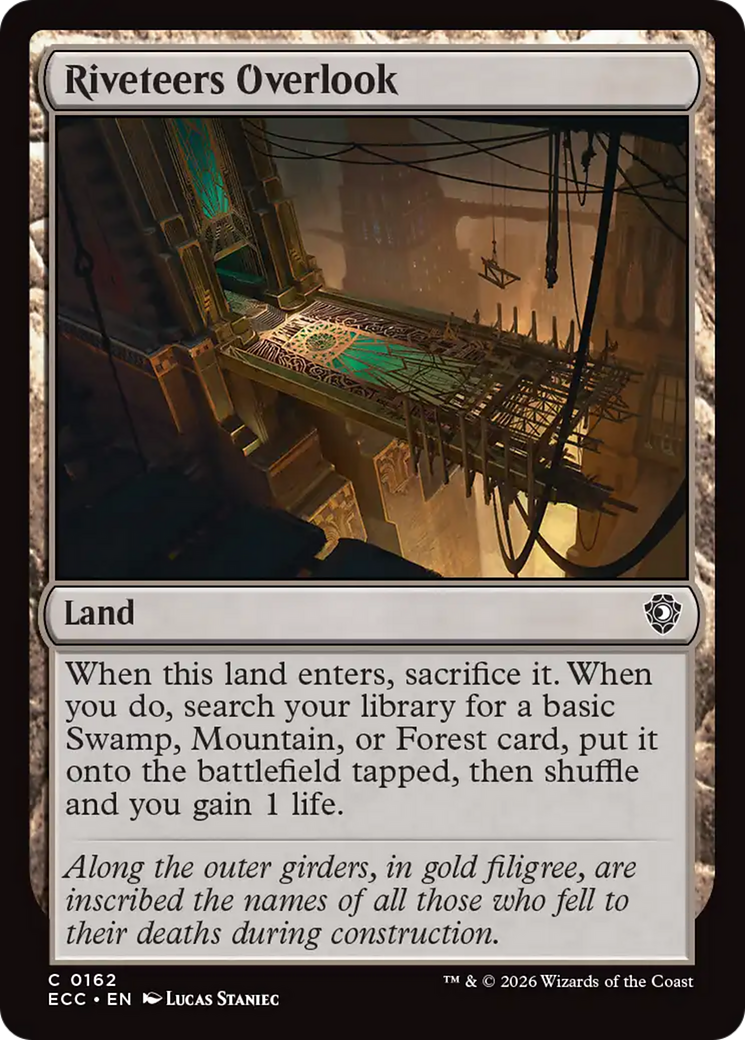 Riveteers Overlook [Lorwyn Eclipsed Commander] | Boutique FDB TCG