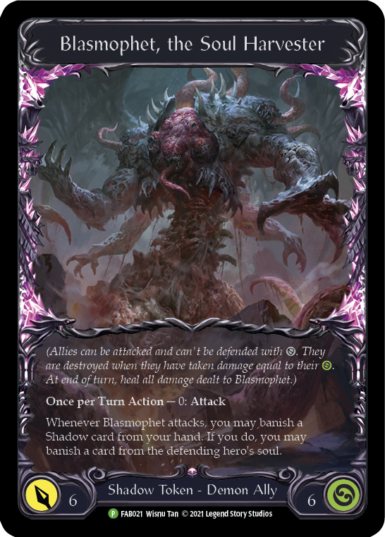 Blasmophet, the Soul Harvester [FAB021] (Promo)  Cold Foil | Boutique FDB TCG