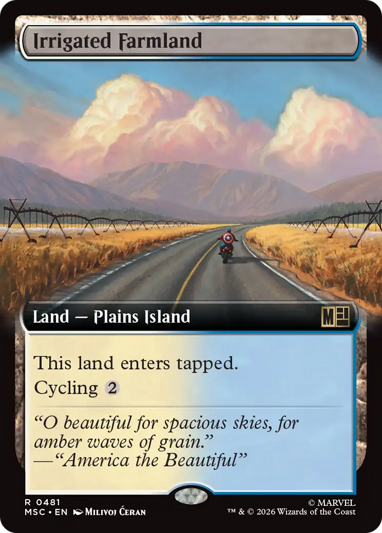 Irrigated Farmland (Extended Art) [Marvel Super Heroes Commander] | Boutique FDB TCG
