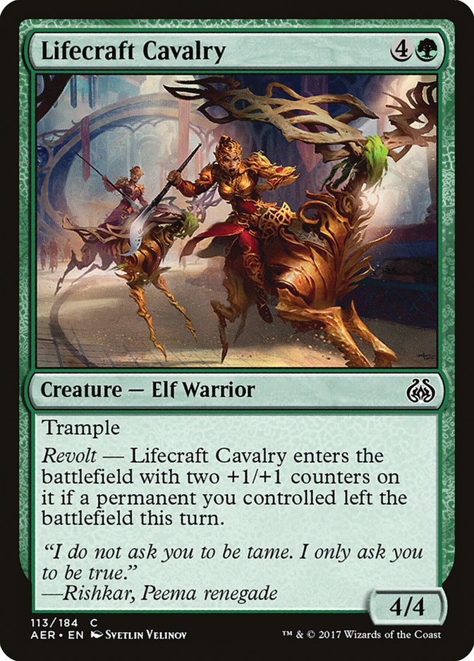 Lifecraft Cavalry [Aether Revolt] | Boutique FDB TCG