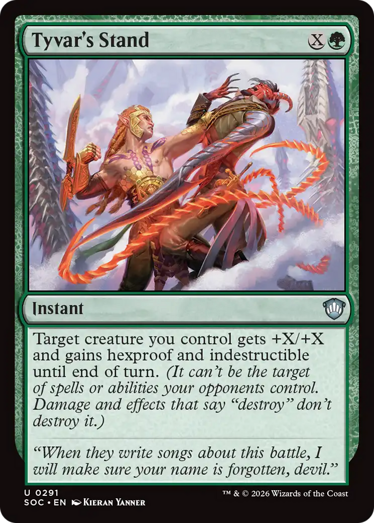 Tyvar's Stand [Secrets of Strixhaven Commander] | Boutique FDB TCG