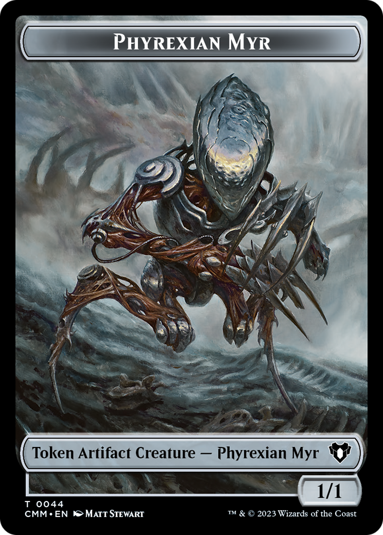 Phyrexian Myr Token [Commander Masters Tokens] | Boutique FDB TCG