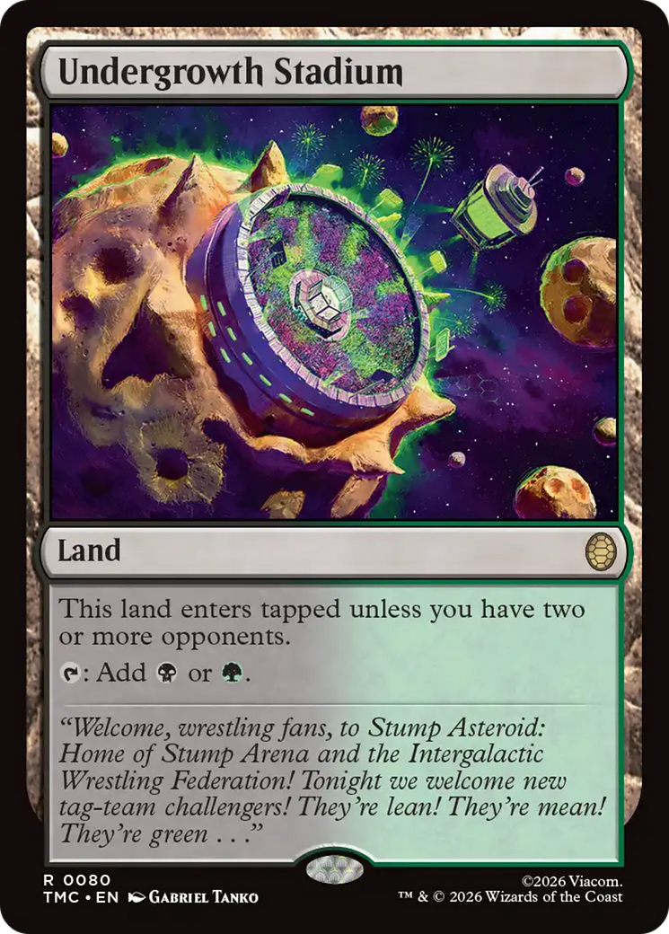 Undergrowth Stadium [Teenage Mutant Ninja Turtles Commander] | Boutique FDB TCG