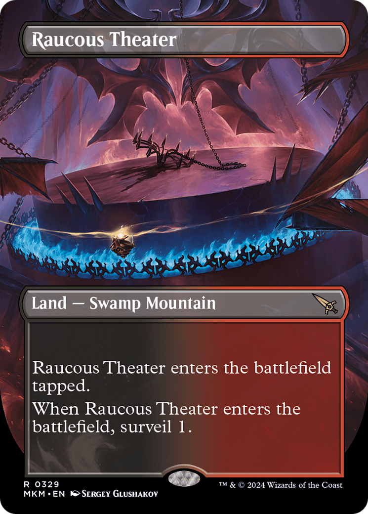 Raucous Theater (Borderless) [Murders at Karlov Manor] | Boutique FDB TCG