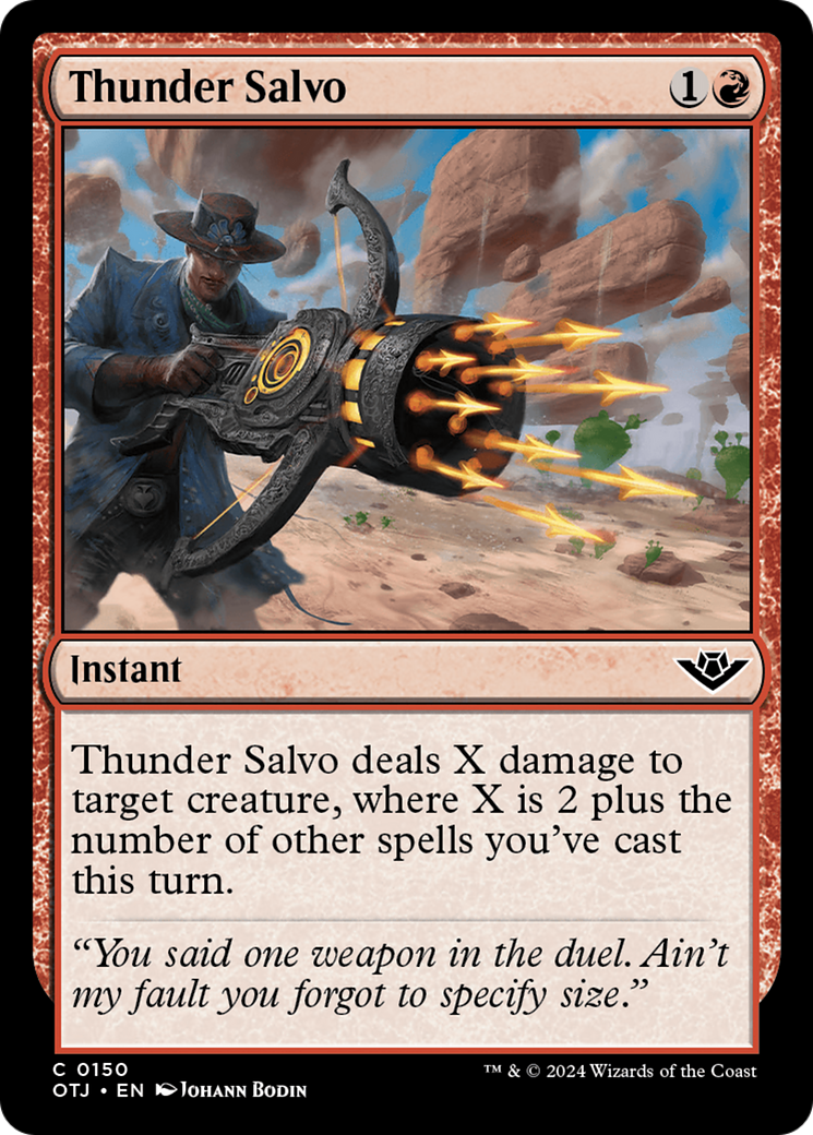 Thunder Salvo [Outlaws of Thunder Junction] | Boutique FDB TCG