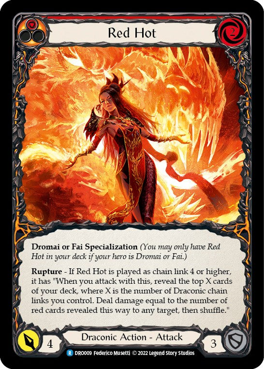 Red Hot [DRO009] (Uprising Dromai Blitz Deck) | Boutique FDB TCG
