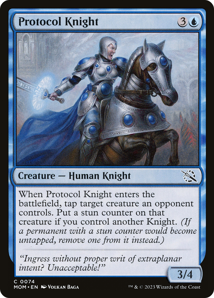 Protocol Knight [March of the Machine] | Boutique FDB TCG