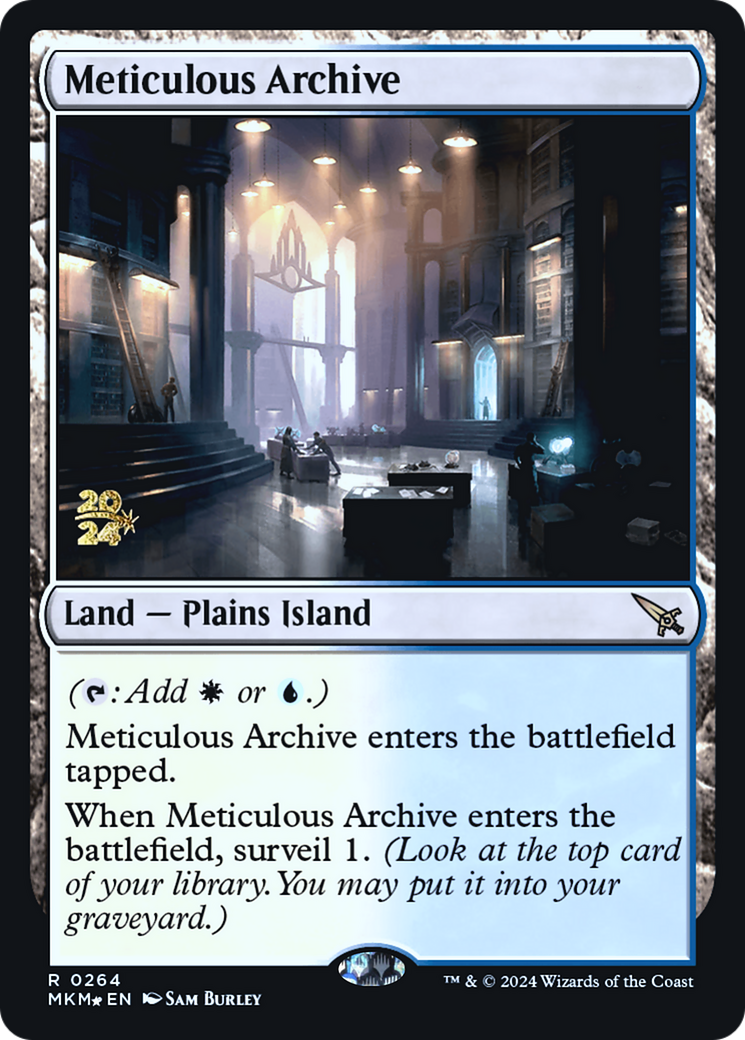 Meticulous Archive [Murders at Karlov Manor Prerelease Promos] | Boutique FDB TCG