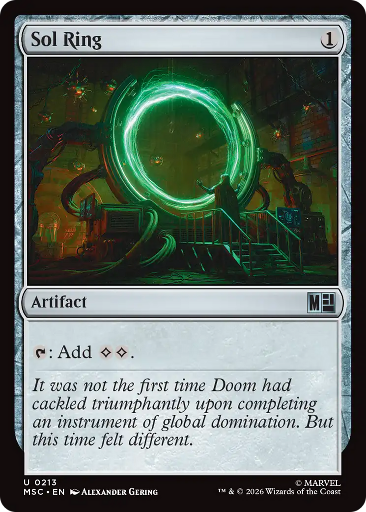 Sol Ring (0213) [Marvel Super Heroes Commander] | Boutique FDB TCG