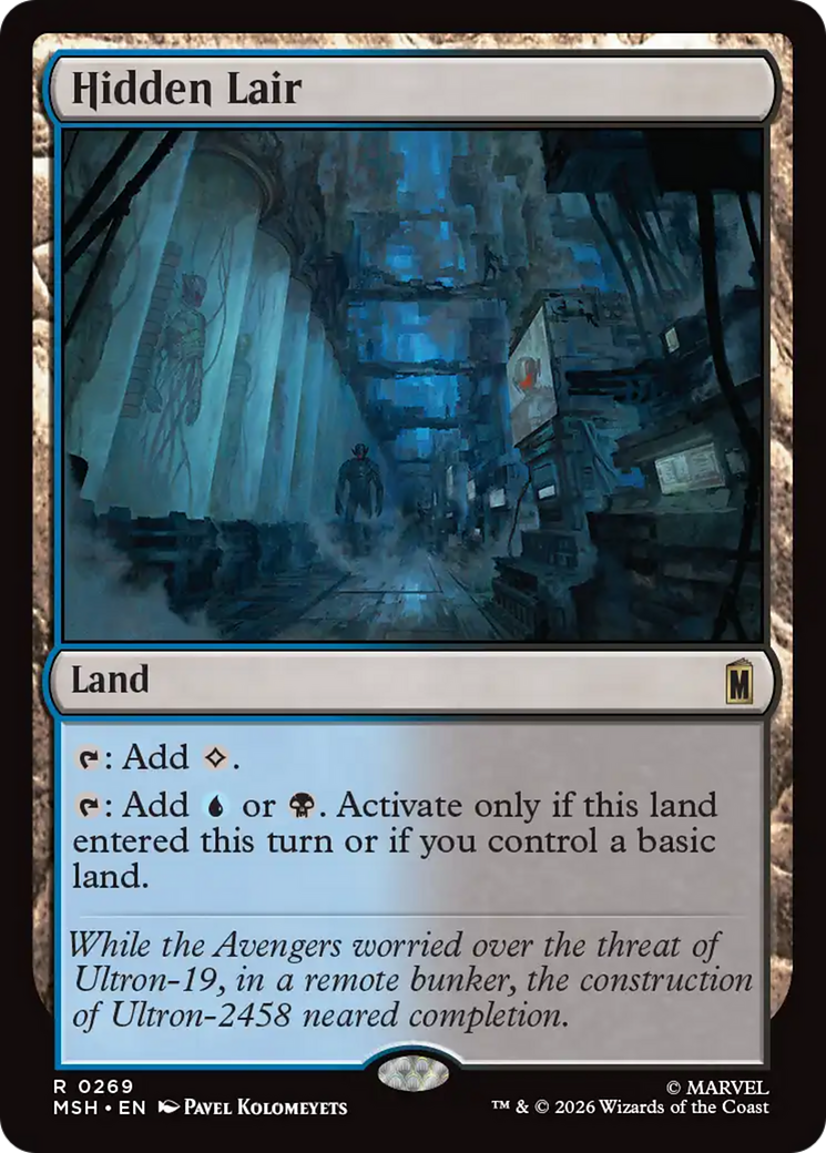 Hidden Lair [Marvel Super Heroes] | Boutique FDB TCG