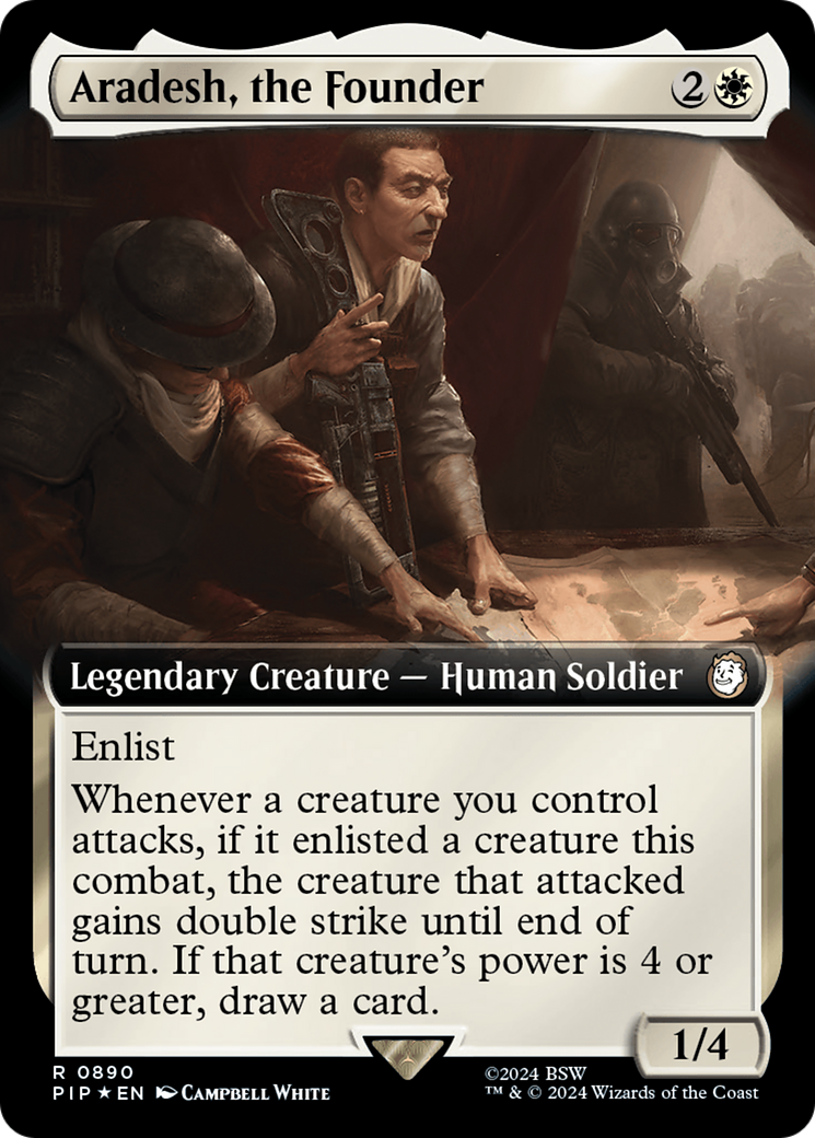 Aradesh, the Founder (Extended Art) (Surge Foil) [Fallout] | Boutique FDB TCG