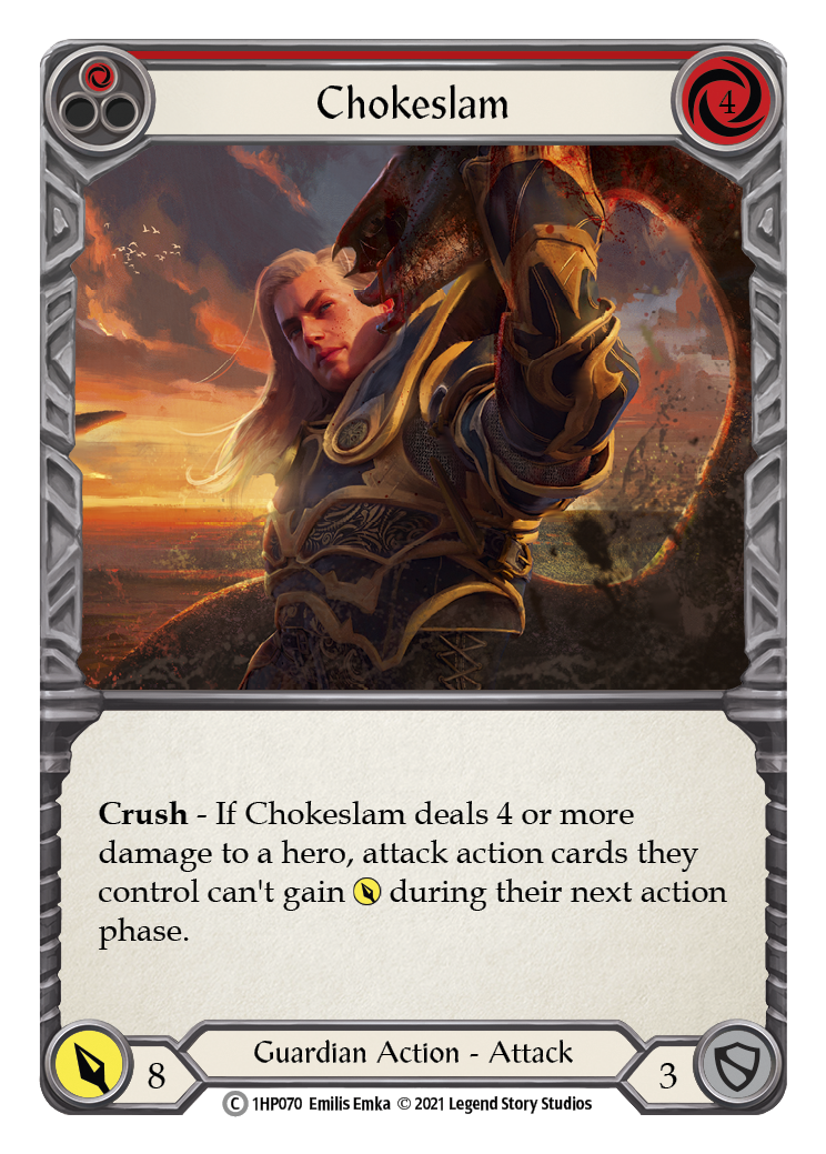 Chokeslam (Red) [1HP070] (History Pack 1) | Boutique FDB TCG