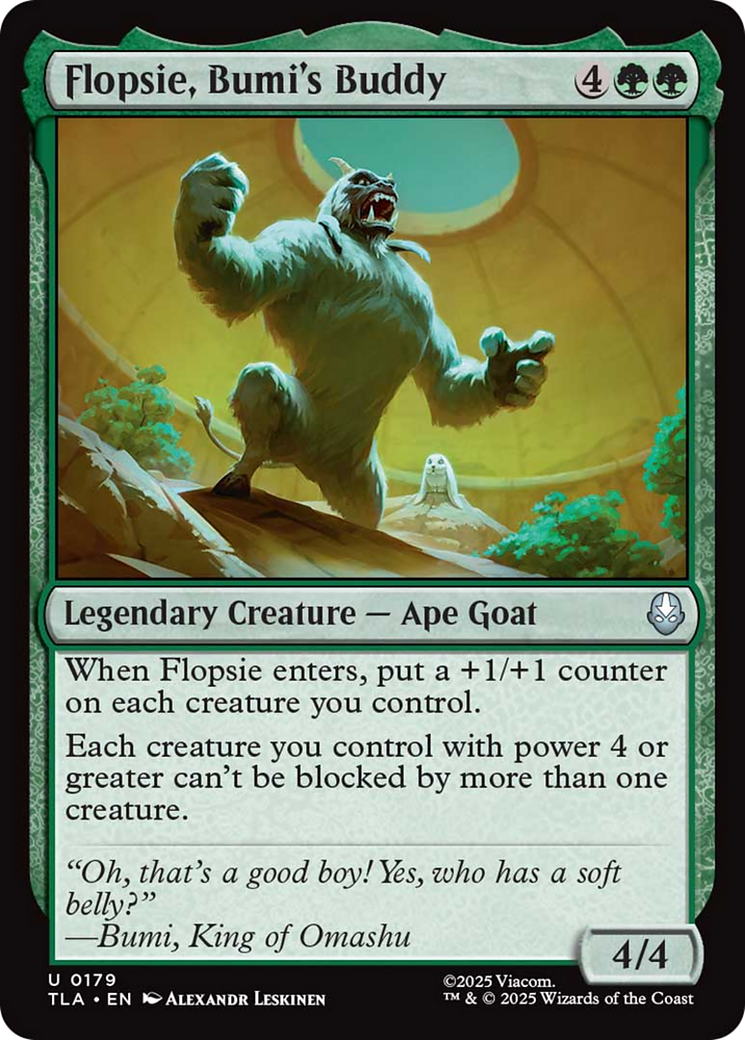 Flopsie, Bumi's Buddy [Avatar: The Last Airbender] | Boutique FDB TCG
