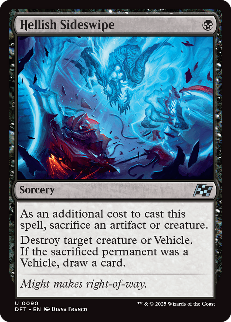 Hellish Sideswipe [Aetherdrift] | Boutique FDB TCG
