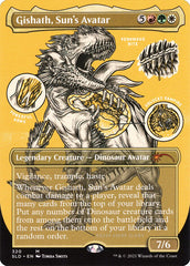 Gishath, Sun's Avatar (Borderless Foil Etched) [Secret Lair Drop Series] | Boutique FDB TCG