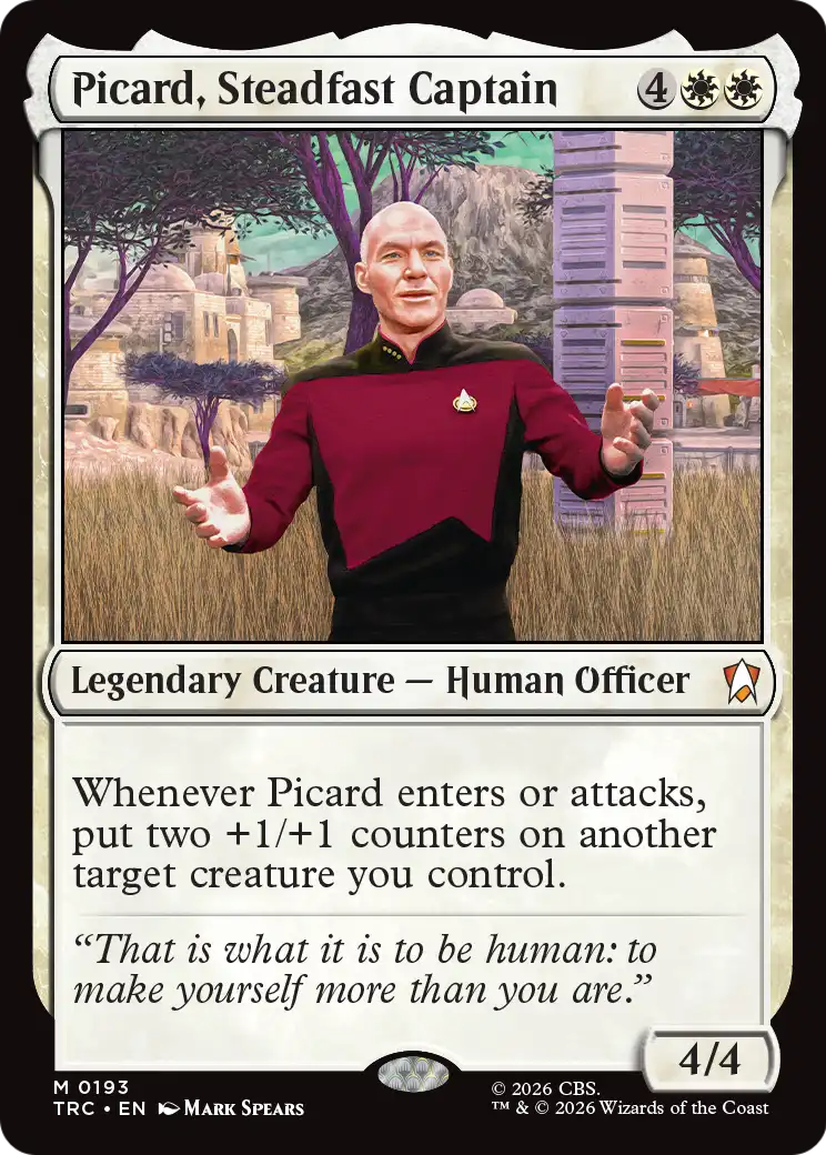 Picard, Steadfast Captain [Star Trek Commander] | Boutique FDB TCG