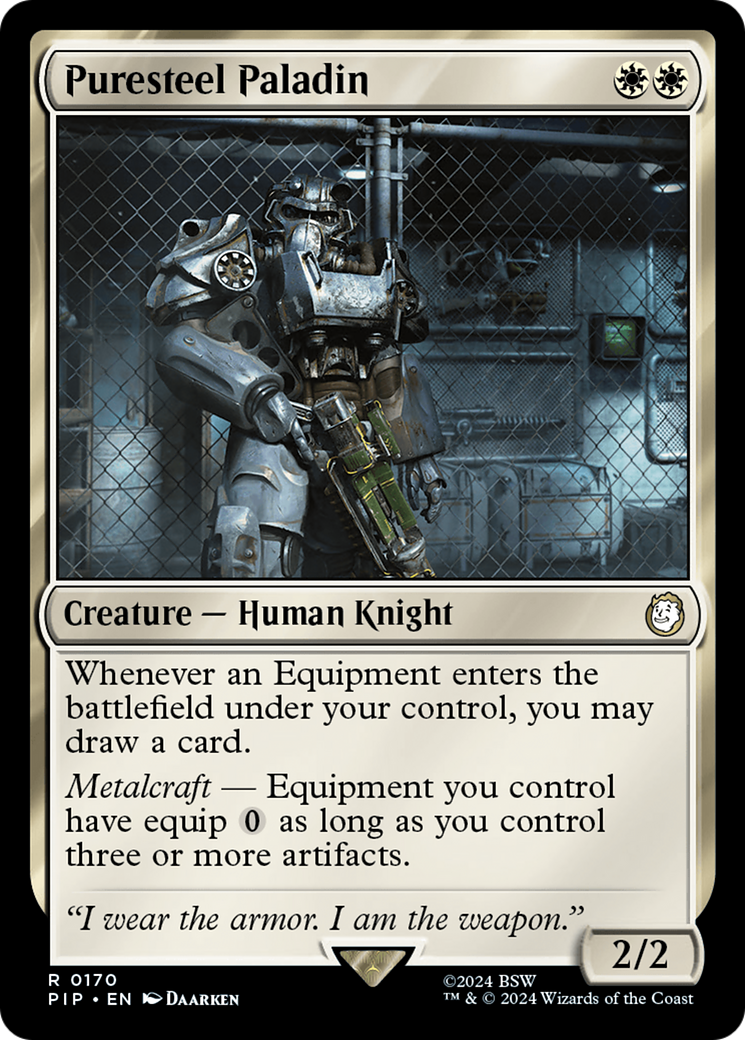 Puresteel Paladin [Fallout] | Boutique FDB TCG