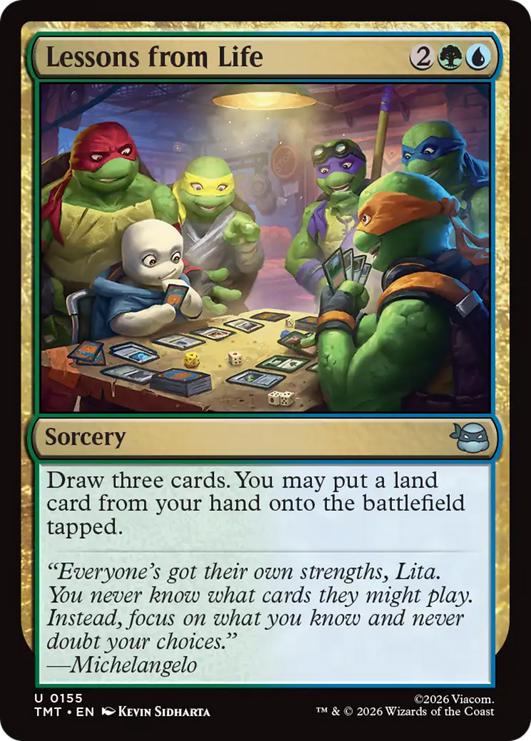 Lessons from Life [Teenage Mutant Ninja Turtles] | Boutique FDB TCG